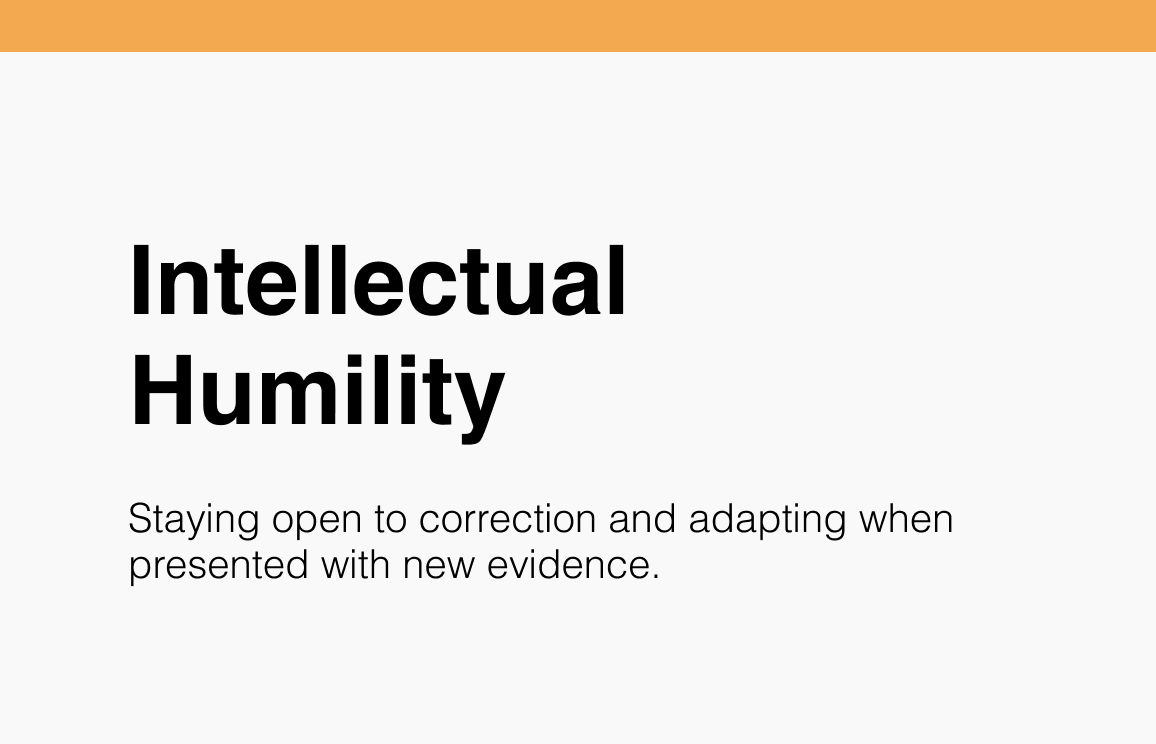 Intellectual Humility