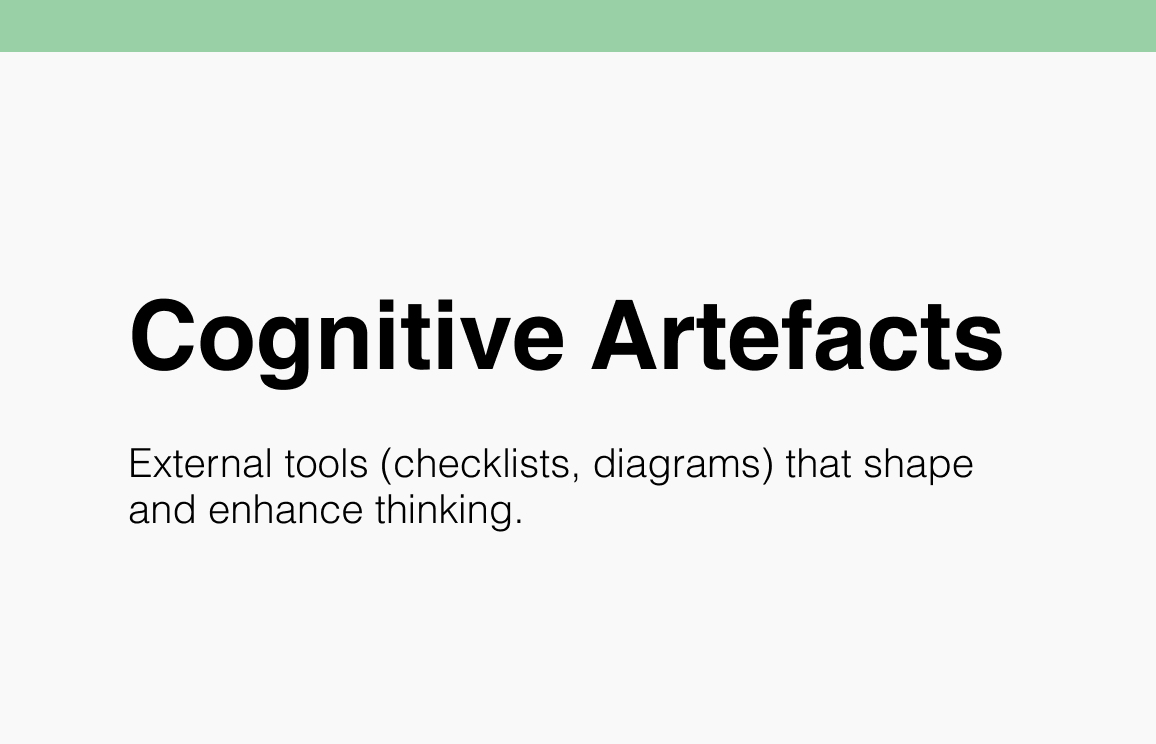 Cognitive Artefacts