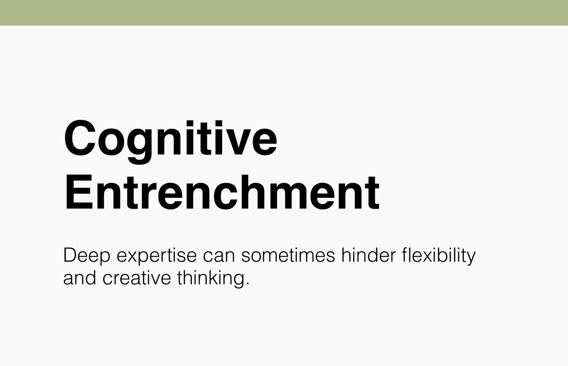 95 Cognitive Entrenchment