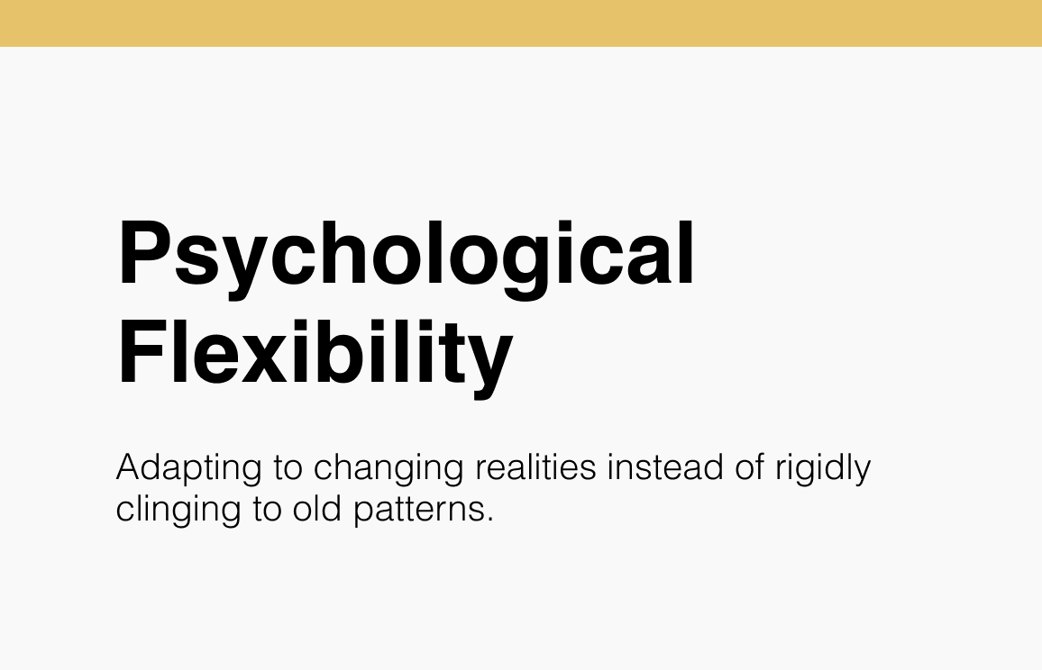 Psychological Flexibility